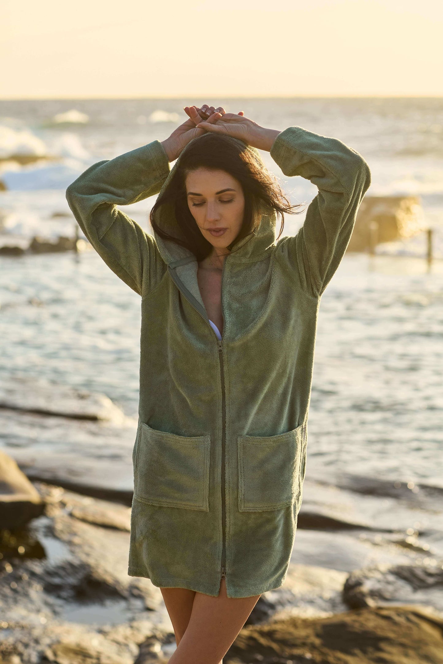 Cactus Women’s Hooded Towel